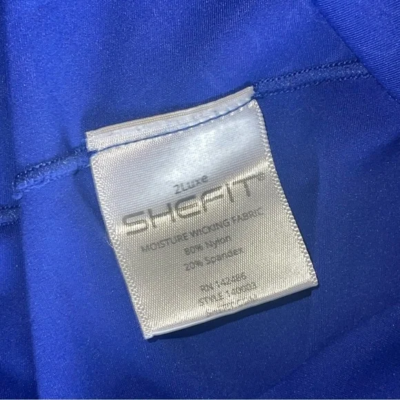 She Fit Boss Leggings 2 Luxe (XXL) High Rise Compression Fit 7/8 Length Sodalite - Picture 10 of 11